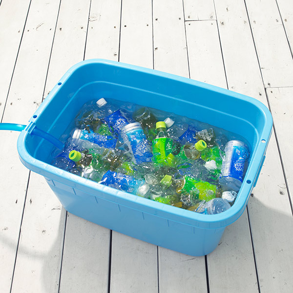 TONBO（新輝合成） タライ 60L ジャンボタライ 角型 水抜栓付 たらい