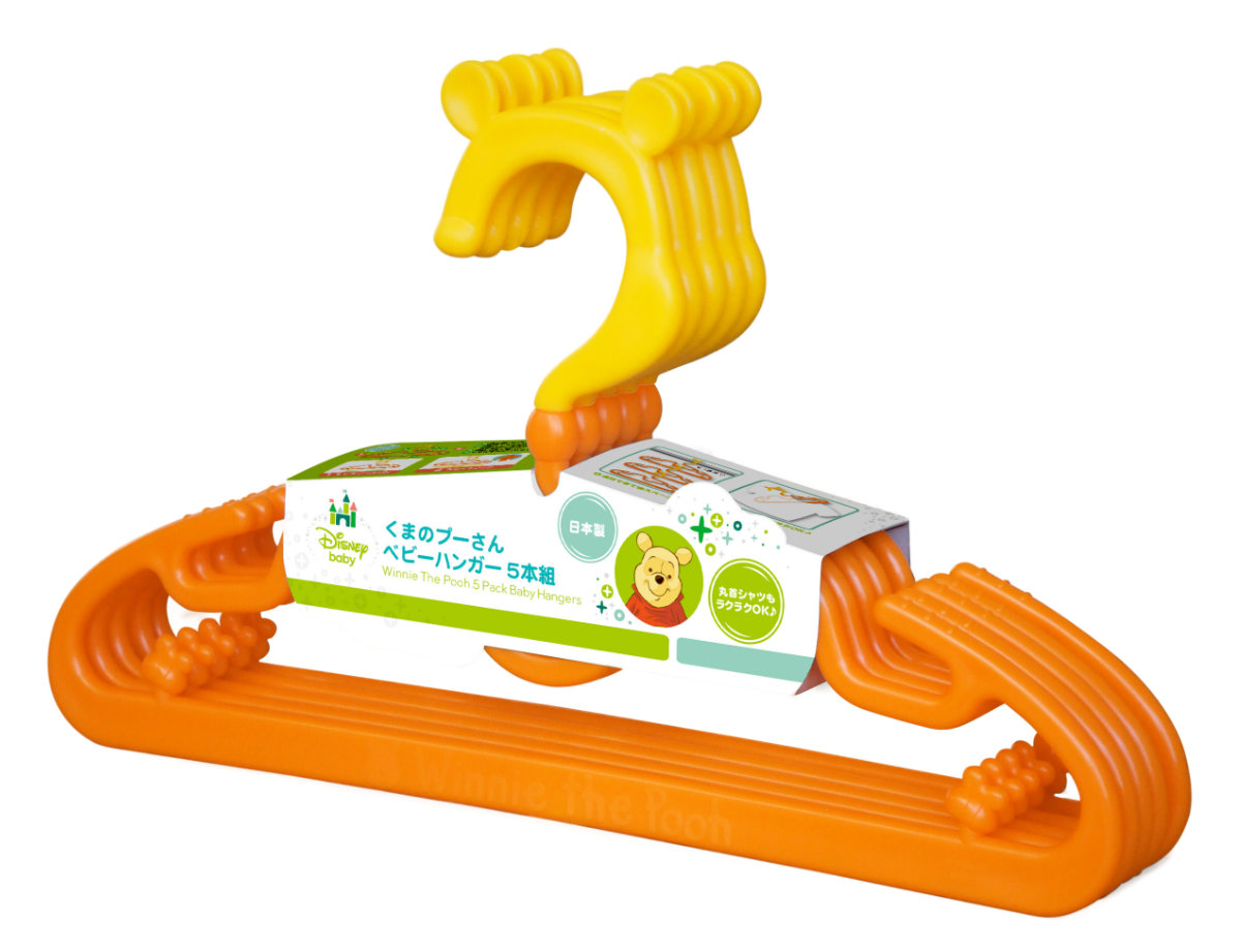 Disney（ディズニー） ハンガー ベビー くまのプーさん 5本組