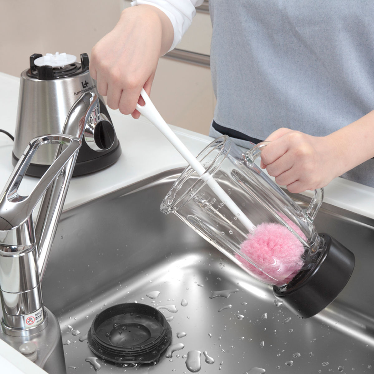 ボトルブラシ ピカピカ冷水筒ボトル洗い ( 日...の詳細画像5