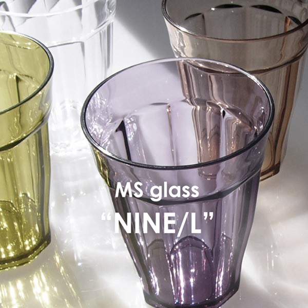 タンブラー 430ml コップ MSグラス ナイン プラスチック （ アクリルコップ プラコップ グラス 割れにくい グラス ）