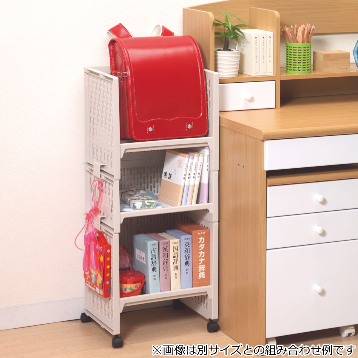 サンコープラスチック ラック L 幅36.3×奥行28.8×高さ34.1cm e-ラック