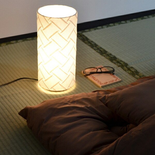 テーブルライト 和紙 プリーツ 角型 織姫 1灯 （ 照明 和風 テーブル 