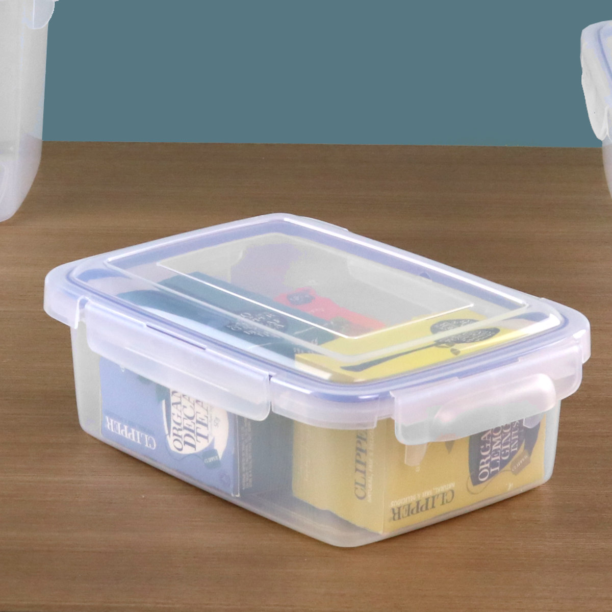 保存容器 4面ロック式 スマートロック ジャンボケース 3L 8個セット