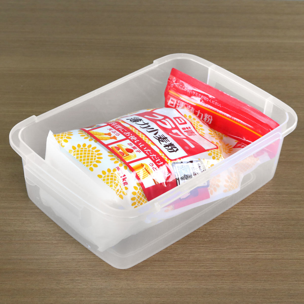 保存容器 4面ロック式 スマートロック ジャンボケース 3L 8個セット