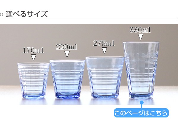 コップ DURALEX デュラレックス PRISME プリズムマリン 330ml 同色6個セット グラス 食器 （ ガラス ガラスコップ ガラス製  タンブラー おしゃれ ） :4536058920213set:リビングート ヤフー店 - 通販 - Yahoo!ショッピング
