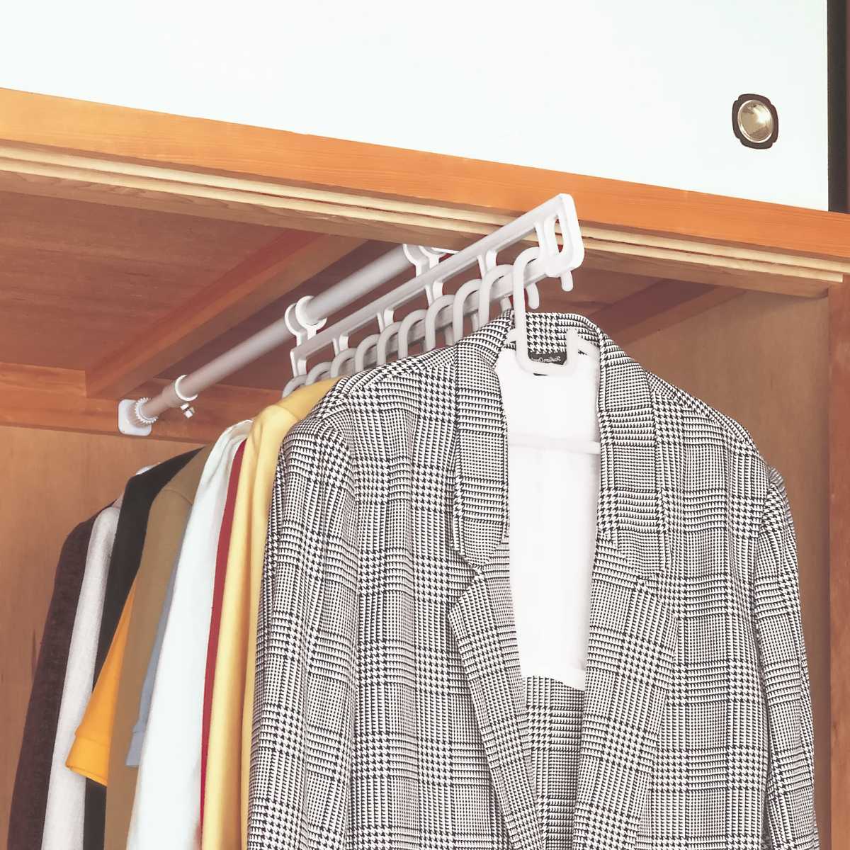 平安伸銅工業 押入れ収納 スパイクハンガー ハンガーラック 突っ張り 2