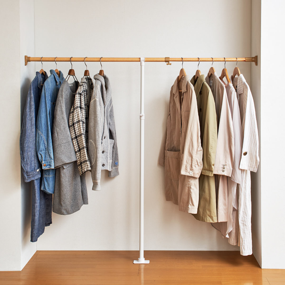 平安伸銅工業 突っ張り棒 支え ポール 110〜190cm 強力 支えポール