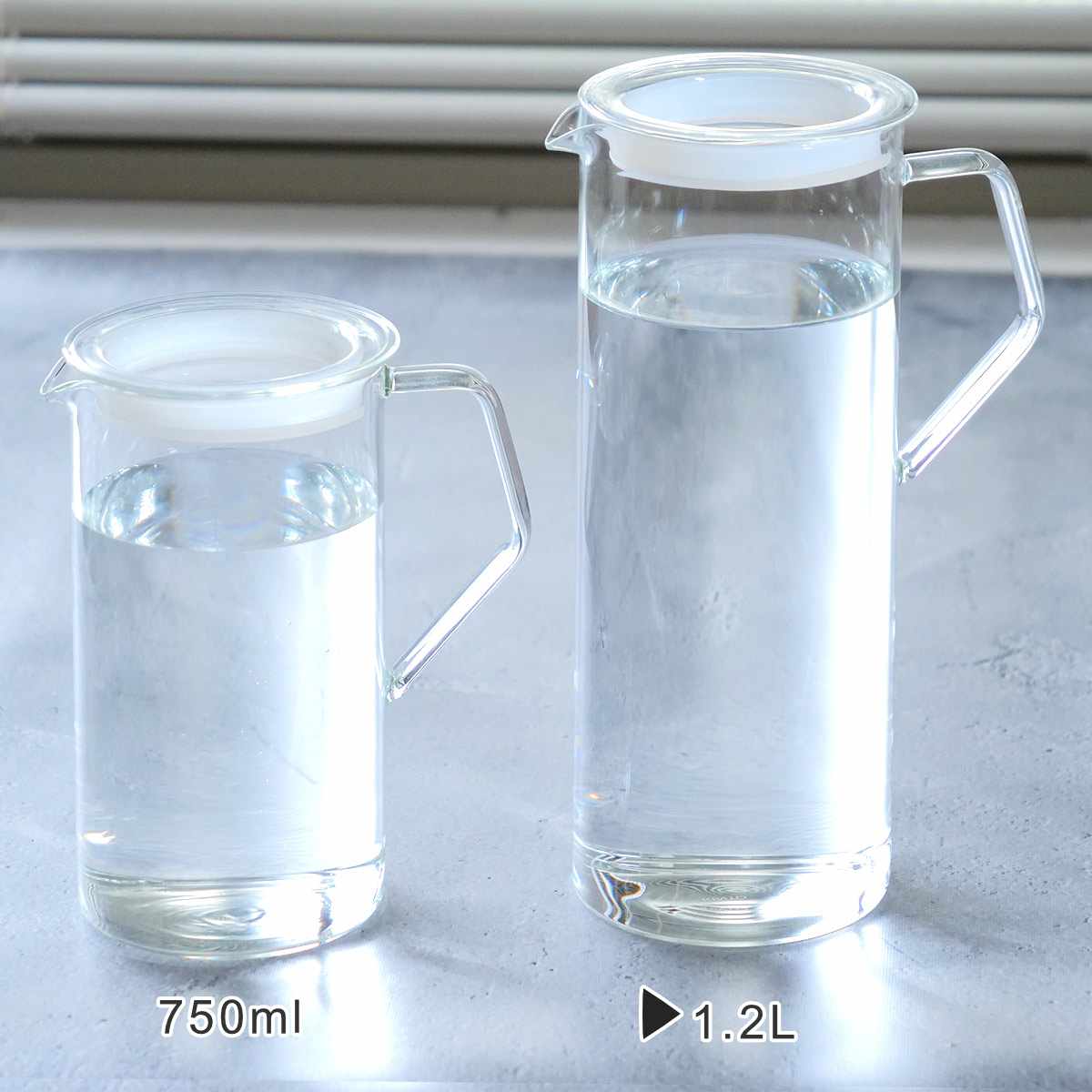 キントー ピッチャー 冷水筒 1.2L CAST ウォータージャグ 耐熱