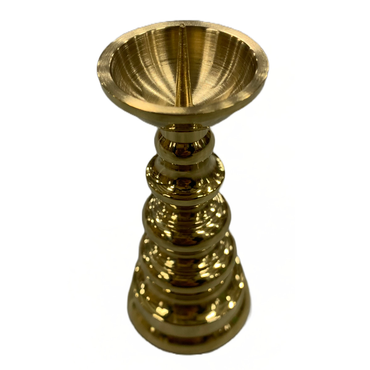 ローソク立て 真鍮 地火灯 2.5寸 仏具 仏壇 （ 日本製 灯明 明かり