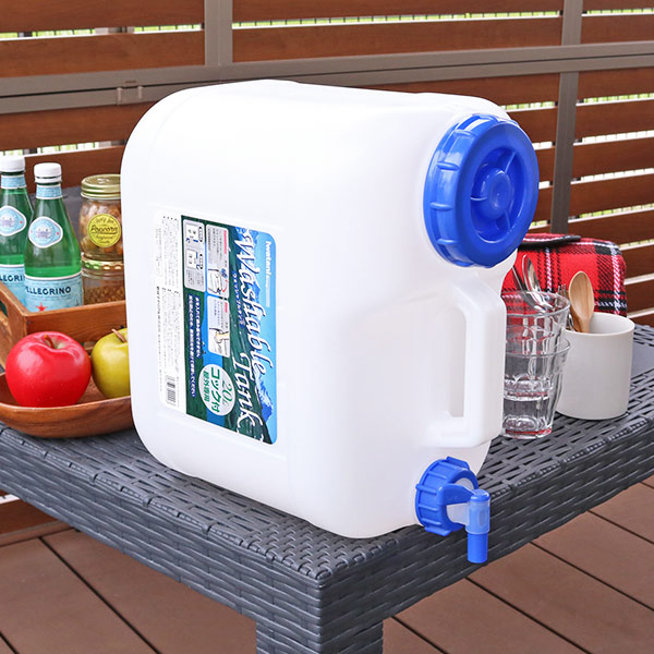 岩谷マテリアル ウォータータンク Nタイプ 20L 2個セット コック付き 
