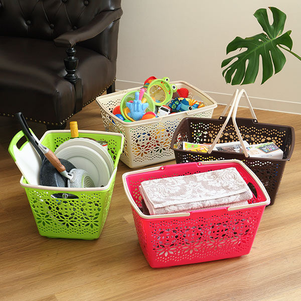 バスケット 収納 ショッピングバスケット 買い物かご レジカゴ
