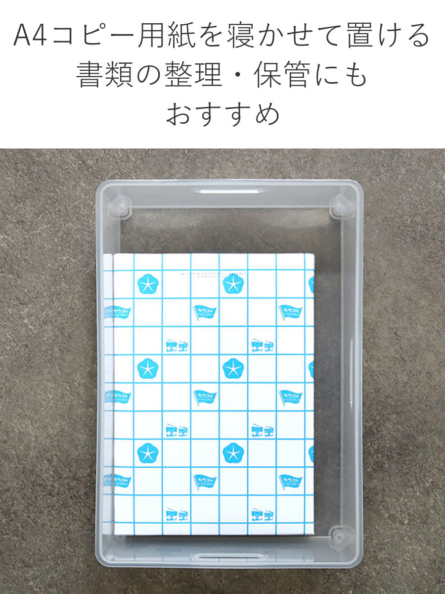SANKA 収納ボックス 収納ケース ナチュラ インボックス M 2個セット