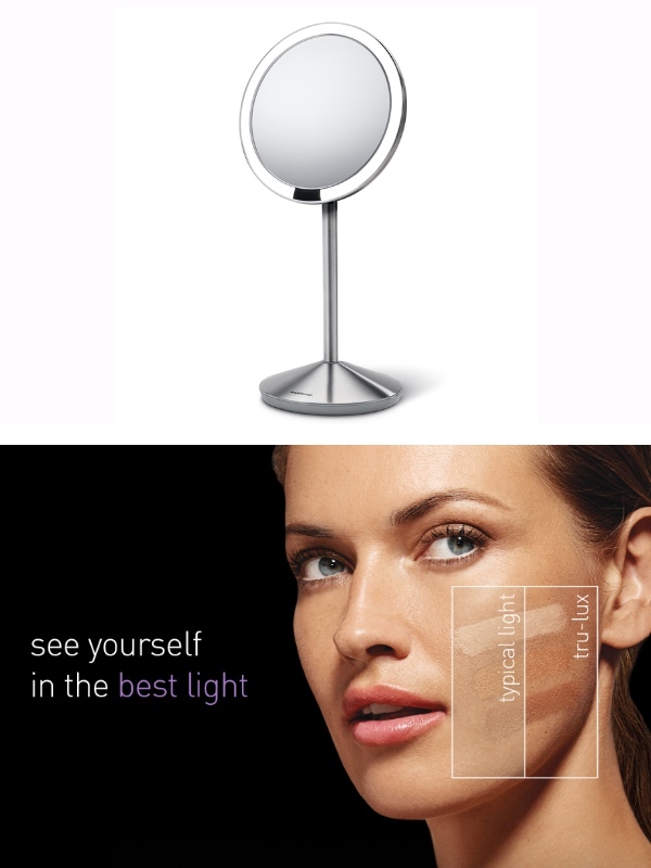 りなく ミラー 拡大鏡 かがみ 自然光 化粧鏡 LED ) リビングート PayPayモール店 - 通販 - Pa ライト付き simplehuman シンプルヒューマン センサーミラー 10倍鏡 コンパクト 角度調節 卓上ミラー ( 鏡 卓上 しています
