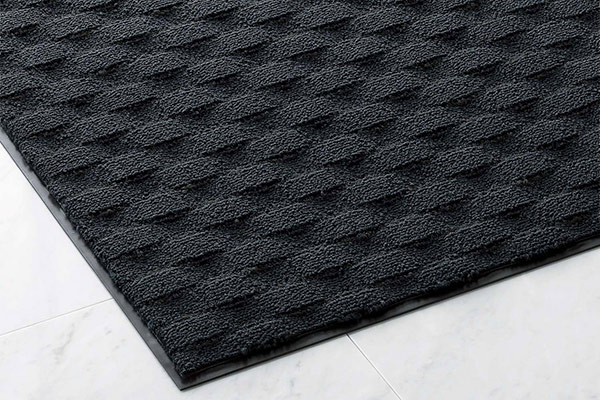 （法人限定） 玄関マット 屋内 業務用 135×225cm ダブルウェーブ 吸水 オフィス サイズオーダー （ コンドル 山崎産業 玄関 マット 屋内用 吸水マット ）の画像