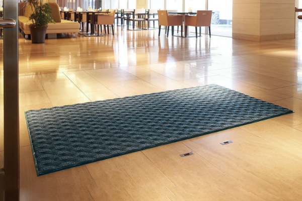 （法人限定） 玄関マット 屋内 業務用 135×225cm ダブルウェーブ 吸水 オフィス サイズオーダー （ コンドル 山崎産業 玄関 マット 屋内用 吸水マット ）の画像