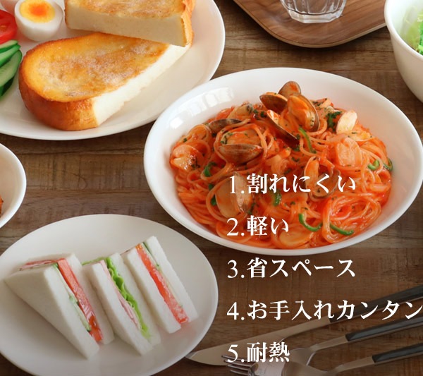 パール金属 プレート 26cm コレール CORELLE 白 食器 皿 グリーン