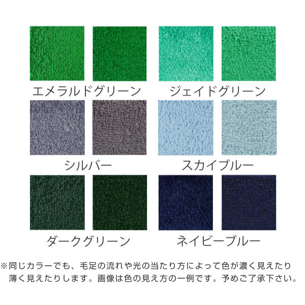 （法人限定） 玄関マット 屋内 屋外 業務用 180×300cm スタンダードマットECO 寒色系 オフィス サイズオーダー （ 屋内用 屋外用 除塵 洗える 滑り止め ）の画像