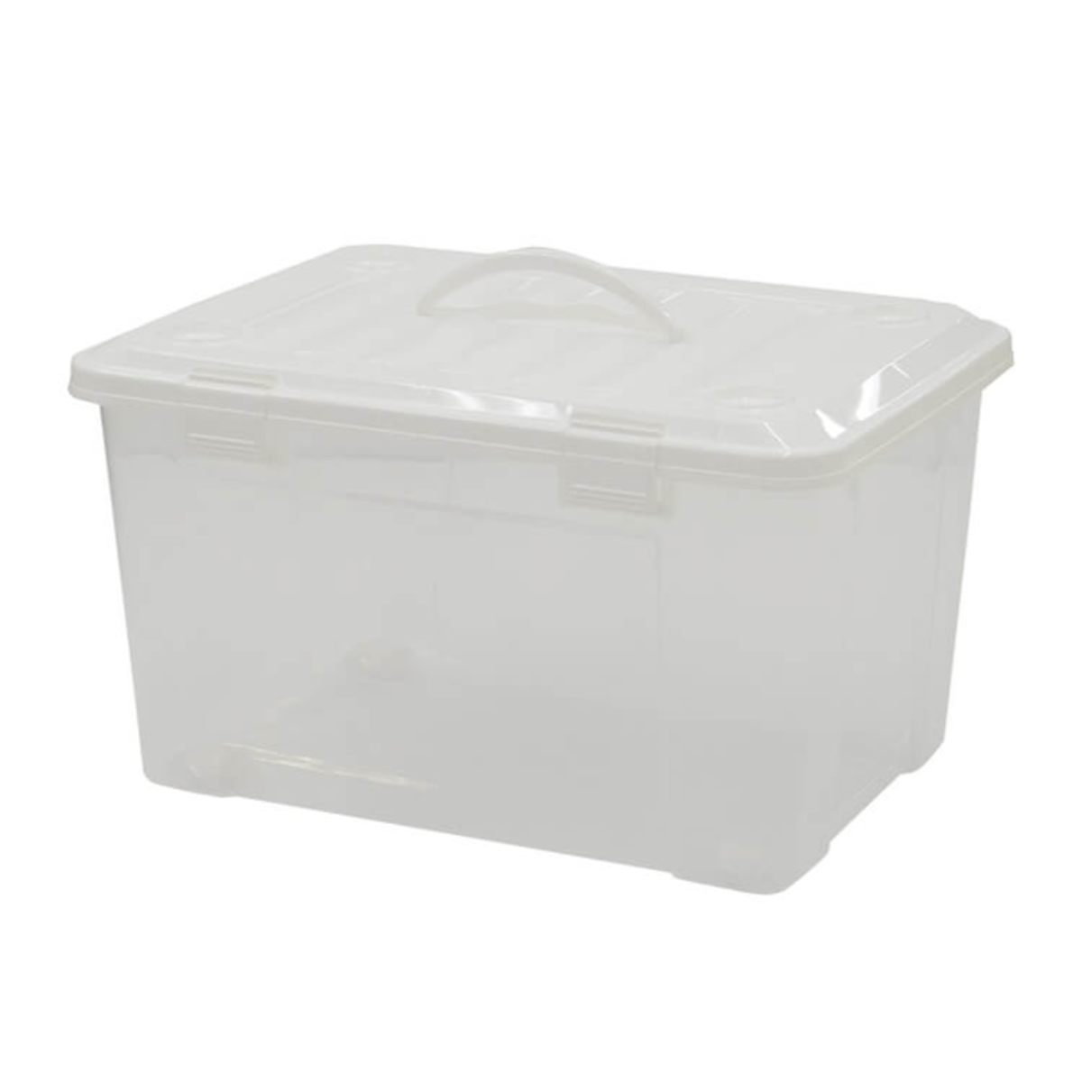 天馬 収納ボックス 幅58×奥行42×高さ34cm フタ付き 持ち手付き