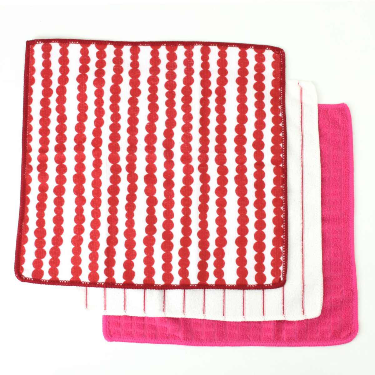 SPICE of Life（スパイス オブ ライフ） マイクロファイバー 3枚セット Vari （ マイクロタオル ミックス柄 3枚 30x30cm キッチン  クロス 雑巾 ふきん 吸水 掃除道具 食器 プチギフト 北欧 雑貨 ） : リビングート ヤフー店 - 通販 - Yahoo!ショッピング HAVHAV 30ピースキッチンディッシュクロスソフトマイクロファイバーキッチンタオルスーパー吸収性皿布非スティックオイルキッチンラ