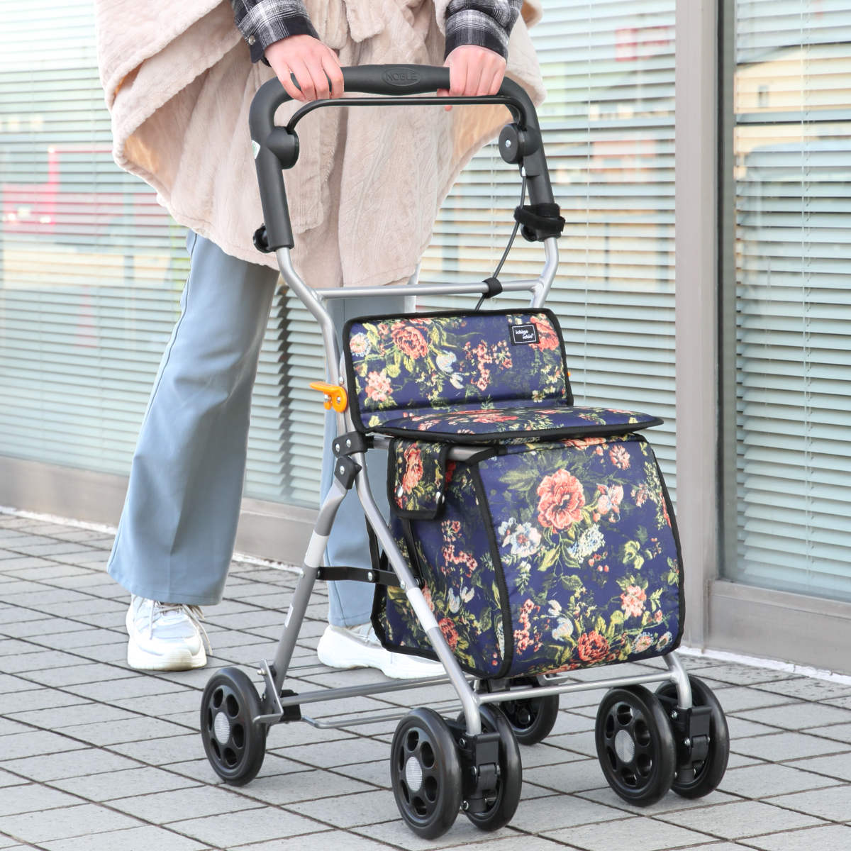 マキテック シルバーカー ミドルタイプ ルーク 幅広ハンドル