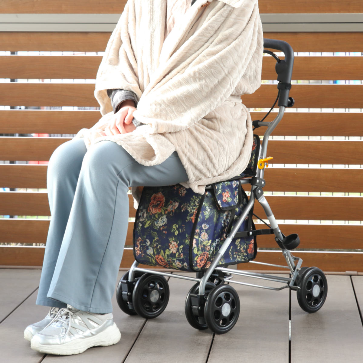 マキテック シルバーカー ミドルタイプ ルーク 幅広ハンドル