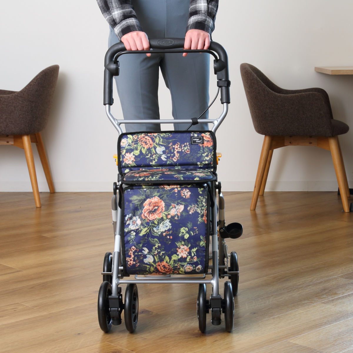 マキテック シルバーカー ミドルタイプ ルーク 幅広ハンドル