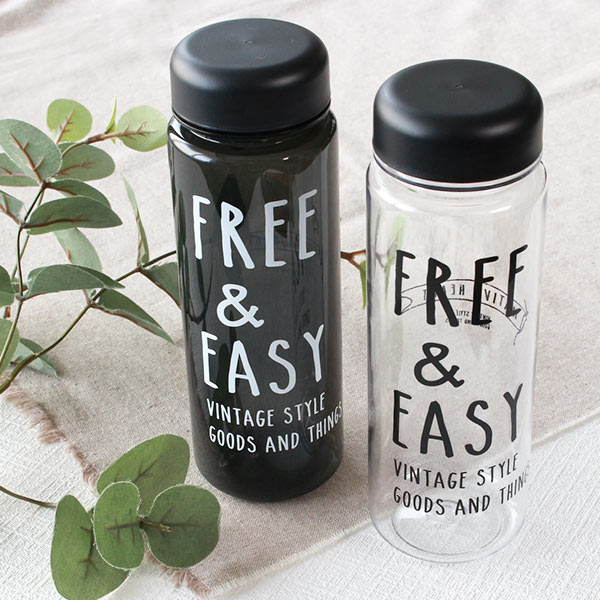 正和 水筒 プラスチック NATIVE HEART クリアボトル FREE&EASY 500ml