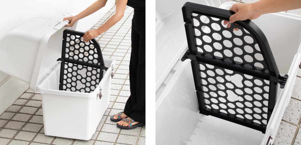 ゴミ箱 220L 屋外 トラッシュコンテナ （ ごみ箱 220リットル コンテナ 大容量 大型 分別 ダストボックス 収納 屋外収納 大型分別容器 ベランダ 軒下 収納庫 ）の画像