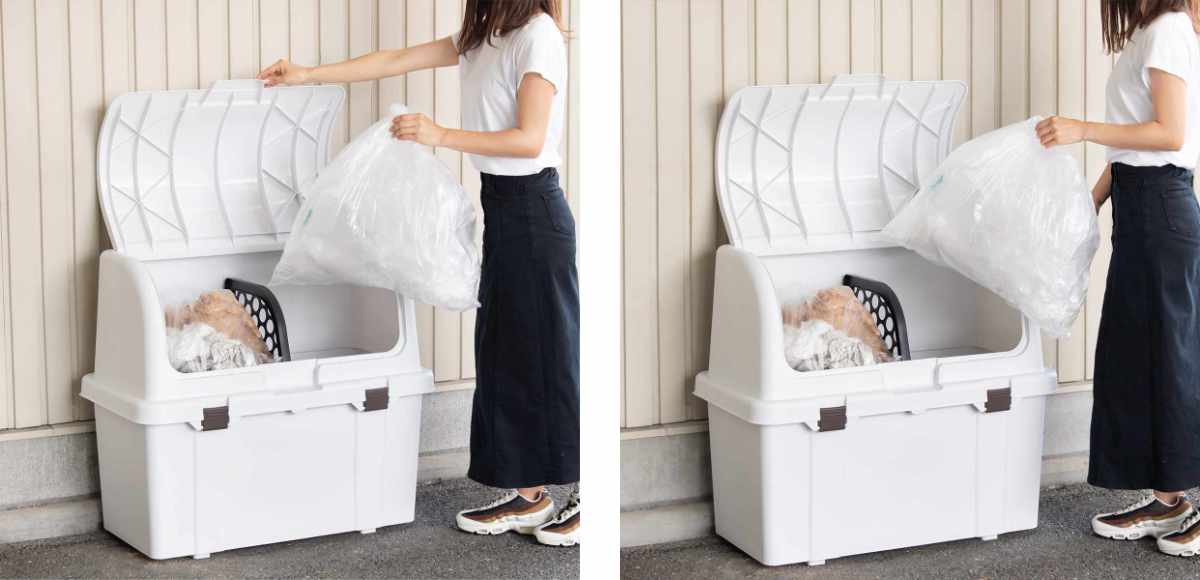 リッチェル（Richell） ゴミ箱 220L 屋外 トラッシュコンテナ