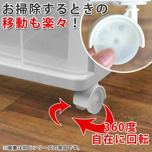 コロコロクリリン　収納ケース　　三段引き出し 収納ケース クローゼット収納ケース 3段 引き出し キャスター