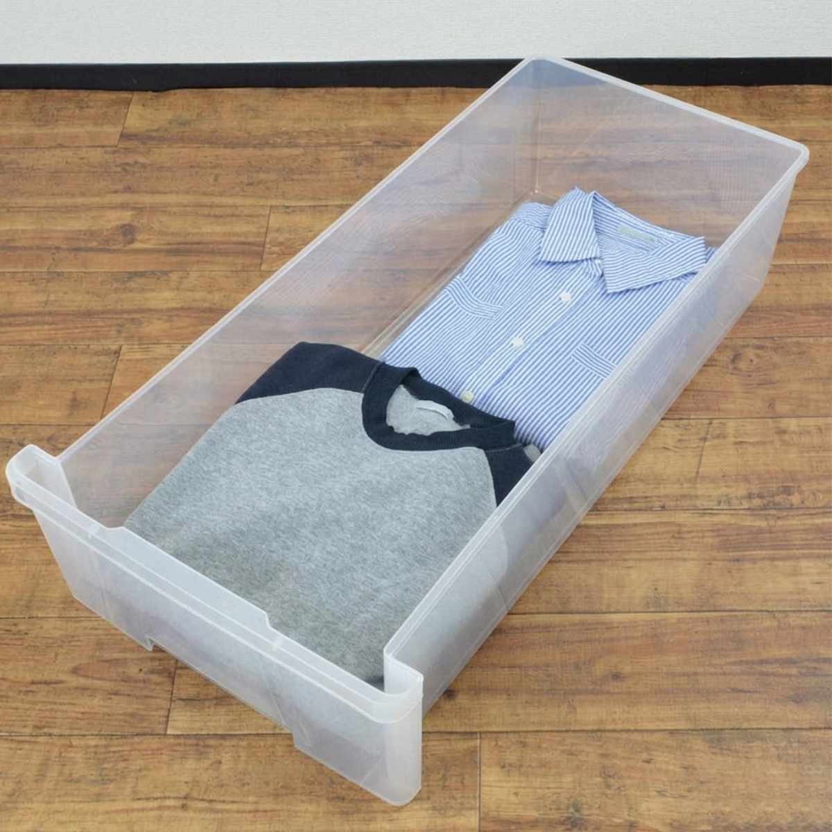 収納ケース 押入れ収納ケース ジャンボ 深型 2段 引き出し キャスター