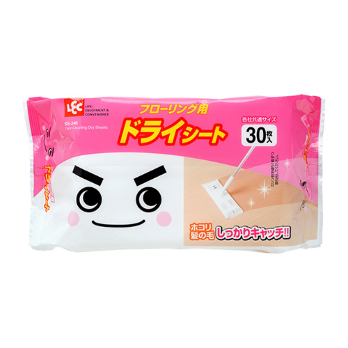 LEC（レック） 激落ちくん フローリング用ドライシート 30枚入×2個