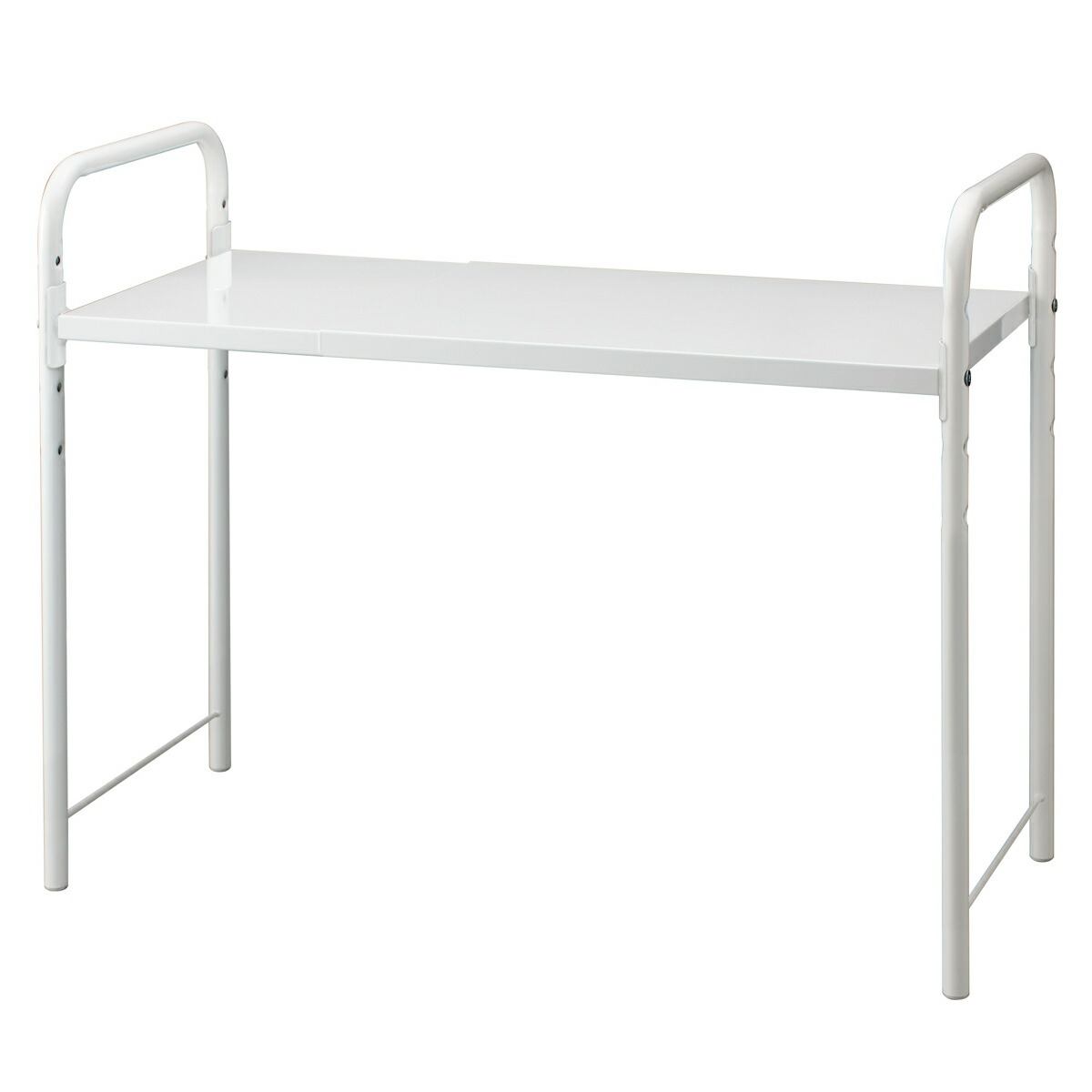 レンジ上ラック ワイドタイプ 幅・高さ伸縮タイプ スチール製 組立式