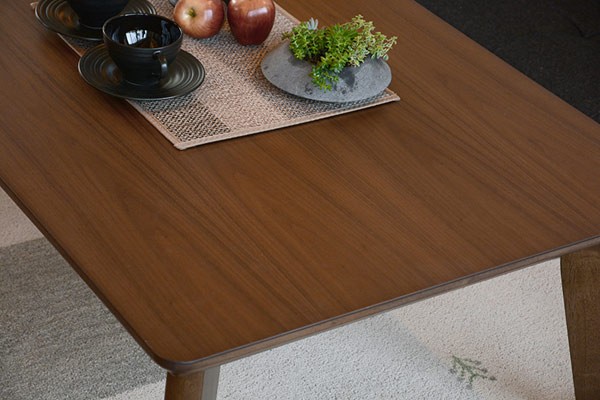 家具調こたつ 座卓 長方形 継ぎ脚 リノ 幅120cm （ コタツ 炬燵