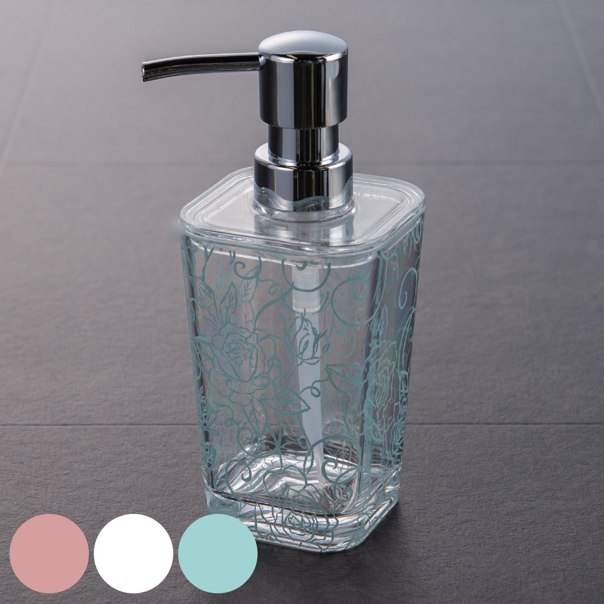 センコー ディスペンサー クリアローズ ソープボトル Sサイズ