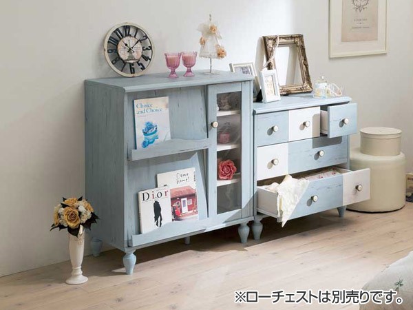 ころ！白井産業✿フレンチシャビー　フラップキャビネット 白井産業✿フレンチシャビー フラップキャビネット