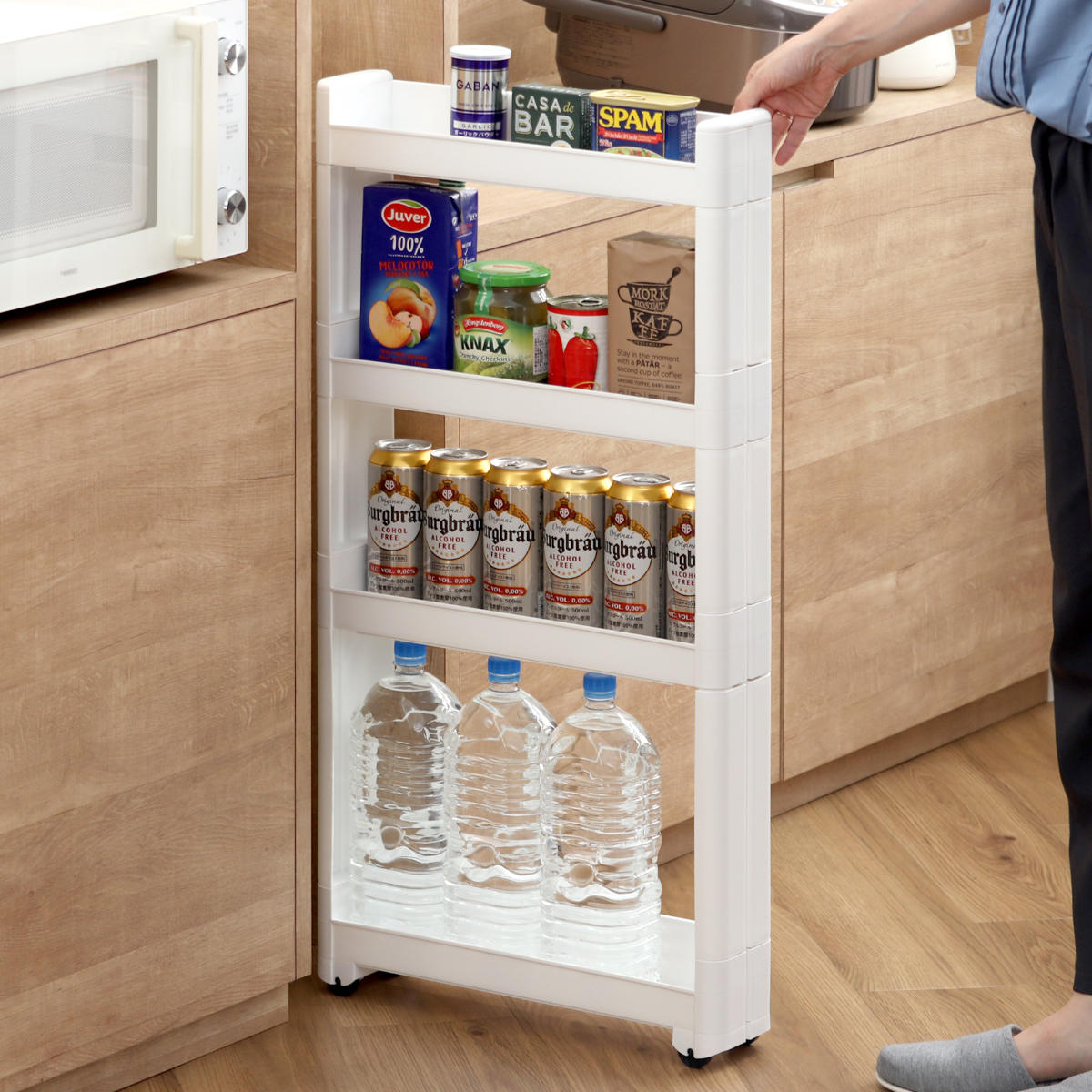 不動技研（FUDOGIKEN） キッチンワゴン スマートワゴン Fit W100 幅