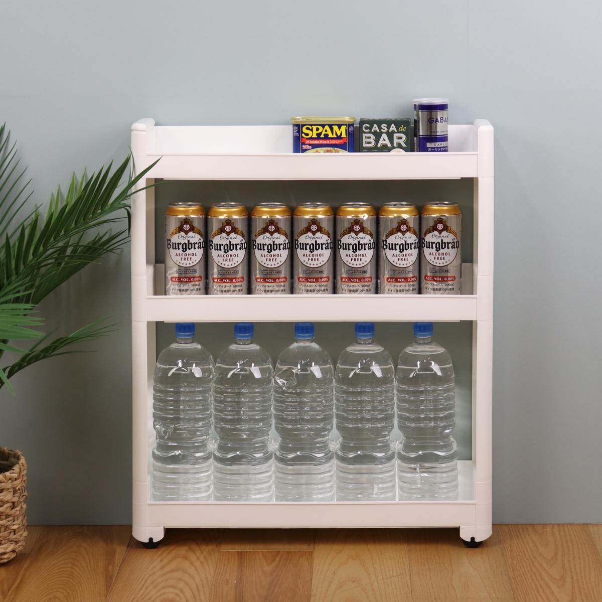 不動技研（FUDOGIKEN） キッチンワゴン スマートワゴン ランドリー Fit