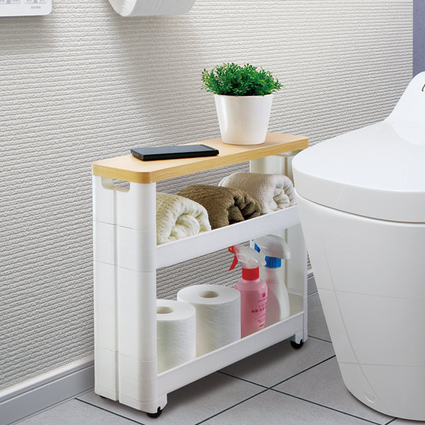 隙間収納 トイレ収納 スリム スマートワゴン ...の詳細画像3