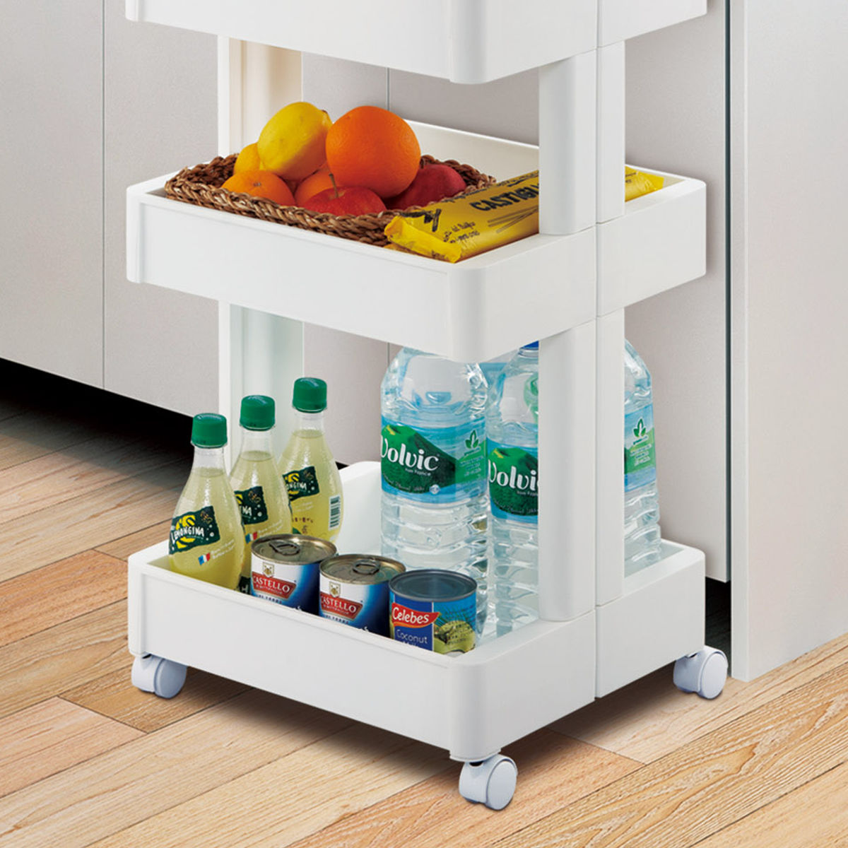 不動技研（FUDOGIKEN） キッチンワゴン スマートワゴン Fit W350 4段