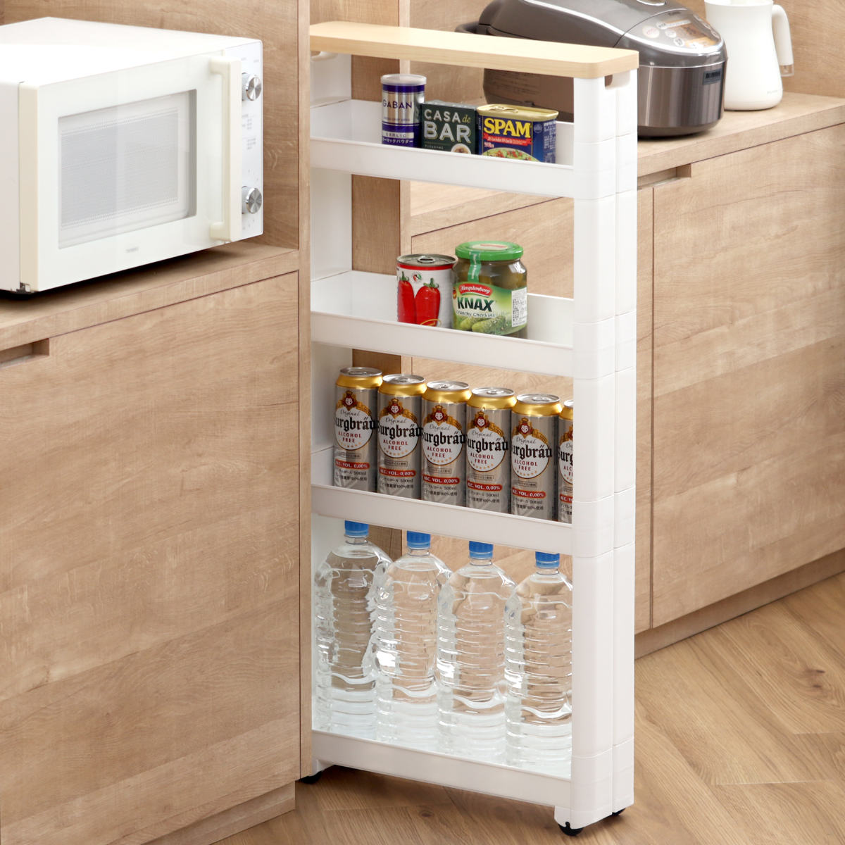 不動技研（FUDOGIKEN） キッチンワゴン スマートワゴン Fit WT55 幅