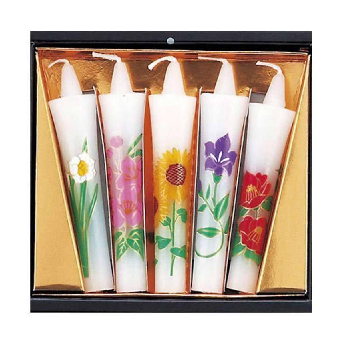 和風ローソク 華和 小 5本入 （ ロウソク ろうそく 和ろうそく 和 