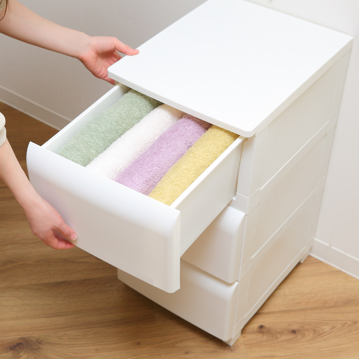 ノーデュス スリム プラスチック 5段チェスト 幅34cm　収納 ケース 棚　引き出し おしゃれ　ブラウン nodus 平和工業 平和工業 チェスト 5段 幅34cm ノーデュス スリム プラスチック
