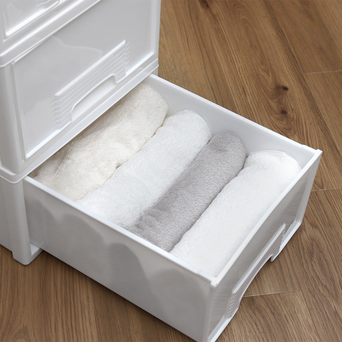 平和工業 収納ケース クローゼット 浅型 ファインテナー 幅36×奥行60