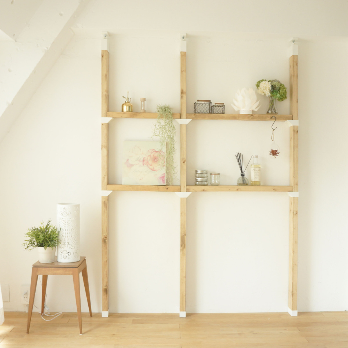 LABRICO アジャスター ラブリコ DIY パーツ 2×4材 棚 ラック 同色5