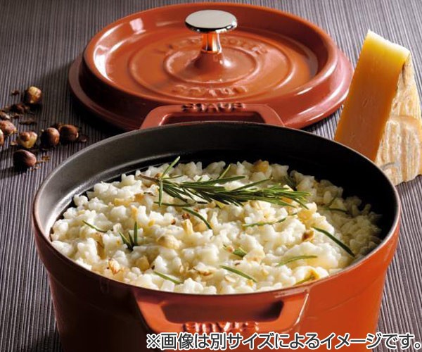 Staub ストウブ ピコ・ココット ラウンド 10cm シナモン ガス火専用 