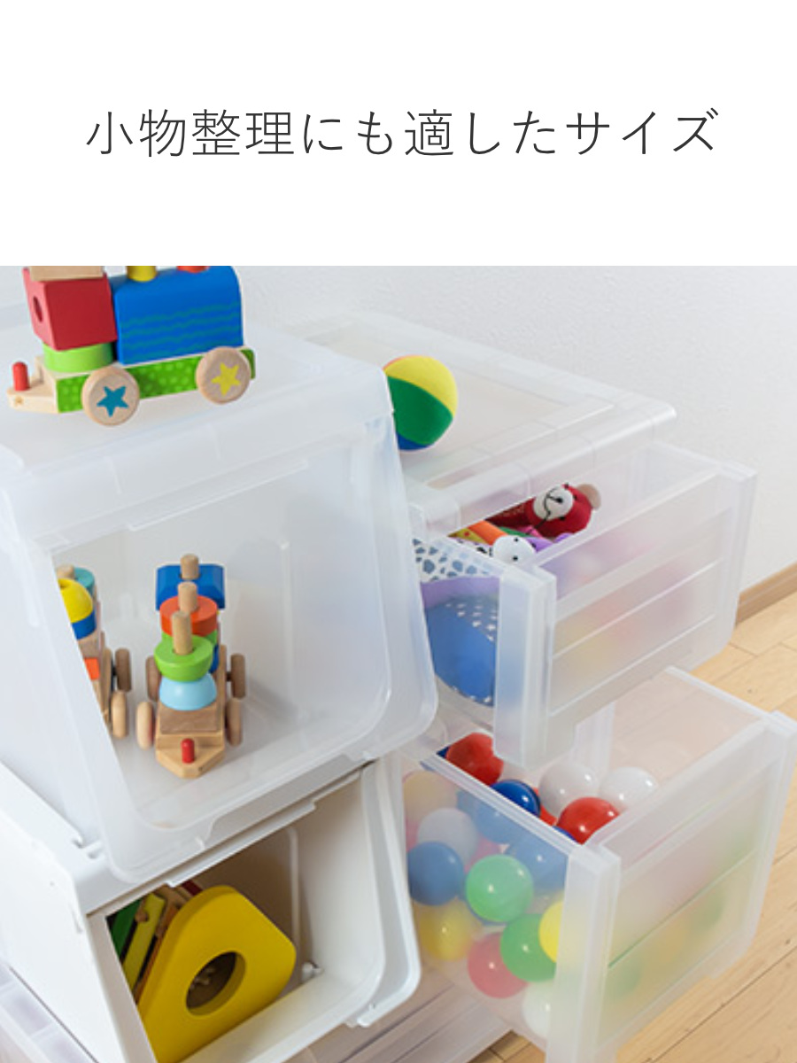 天馬 収納ケース カバゾコ 幅30×奥行40×高さ22cm プラスチック