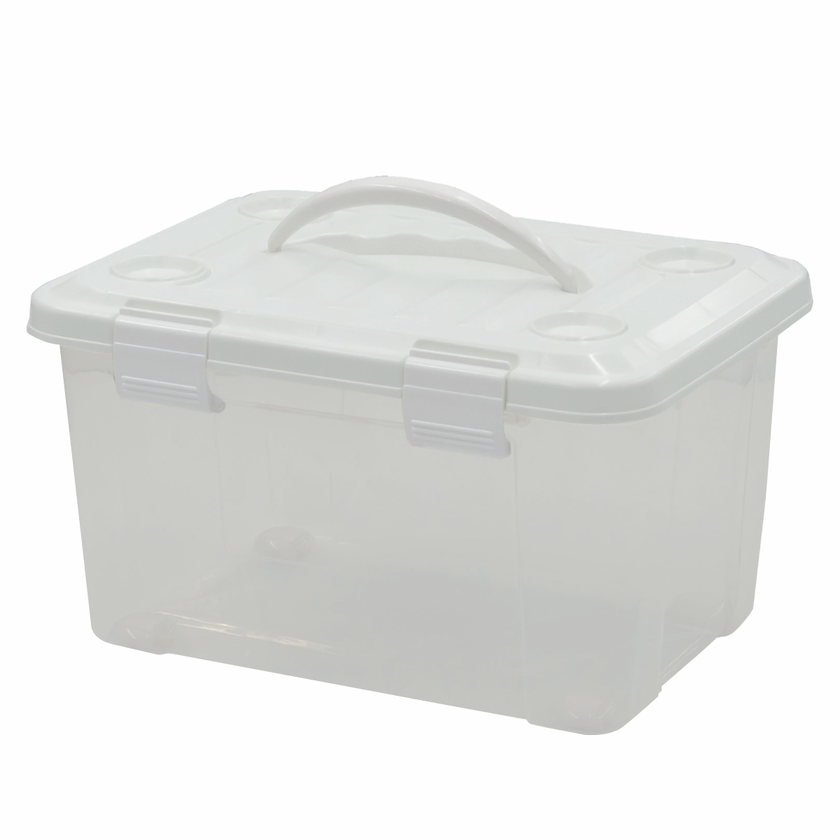 天馬 収納ボックス 幅42×奥行31×高さ25cm フタ付き 持ち手付き