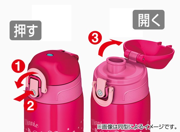Disney 子供用水筒 サーモス(thermos) 真空断熱 2ウェイボトル