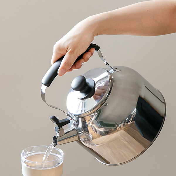 パール金属 ヤカン 笛吹きケトル 5L 広口タイプ デイトナプラス